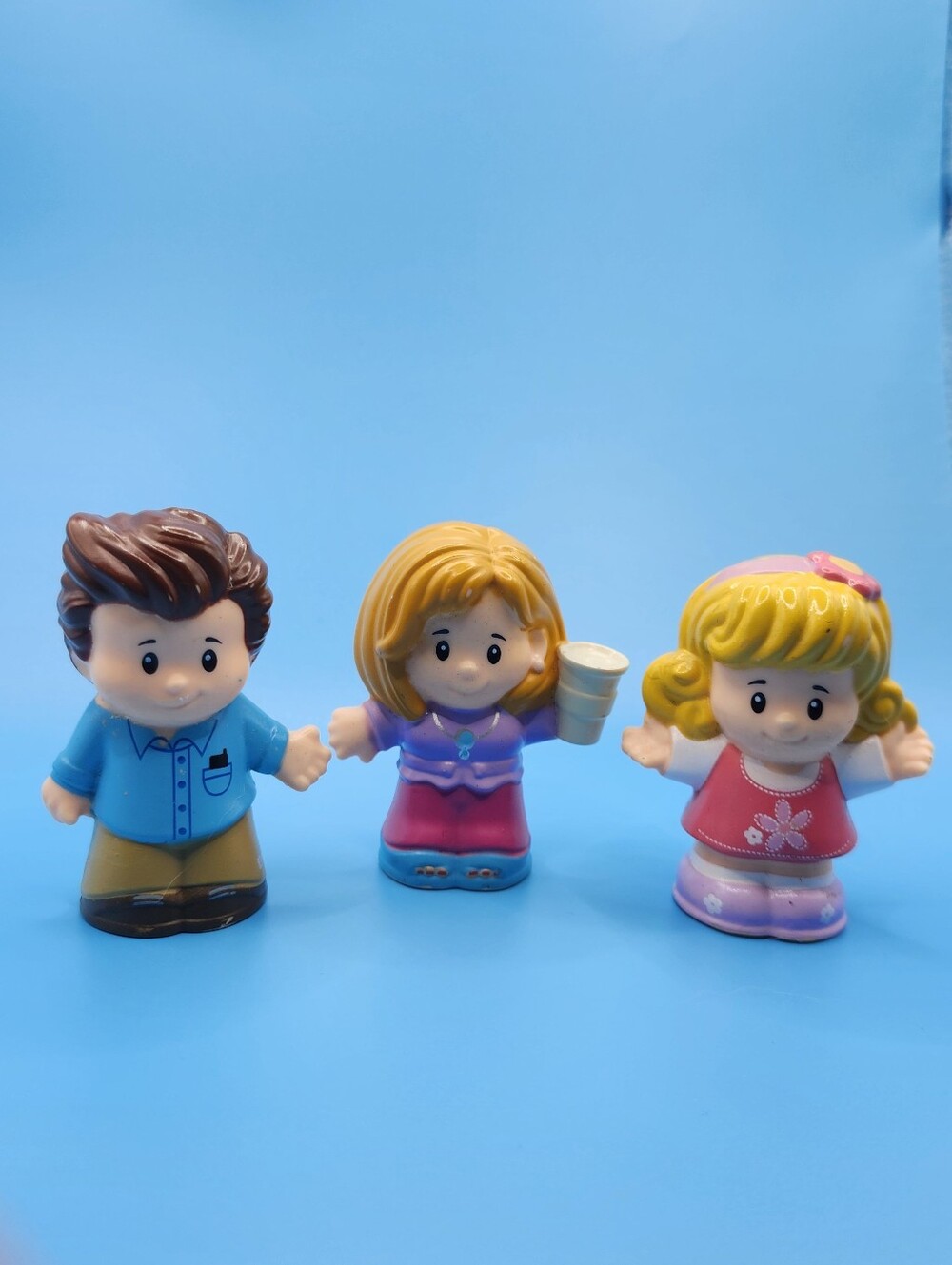 Fisher-Price Little People Surprise & Sounds Home Family Mom Dad Girl Emma 2015